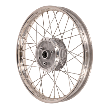 Speichenrad Edelstahl (1,6x17), Simson S53, S83, MS50